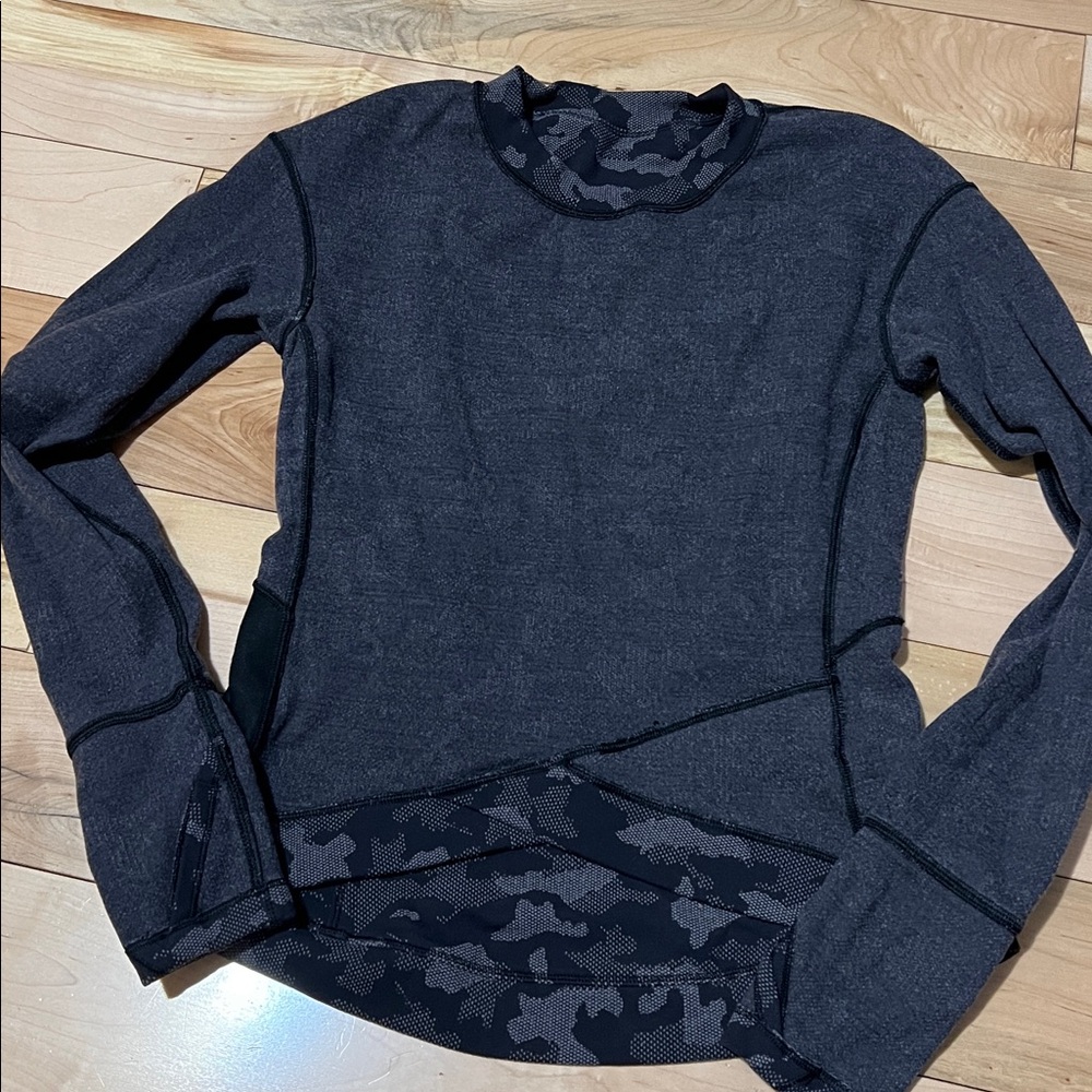 lululemon athletica Black Camo Long Sleeve Top - Picture 9 of 13
